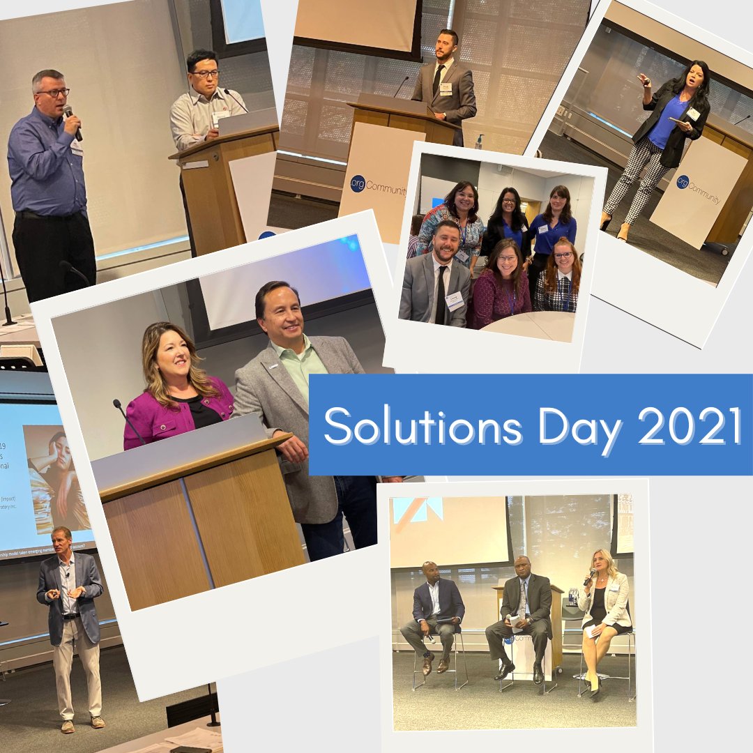 orgcommunity's tweet image. And it&apos;s a wrap! Solutions Day 2021 was a success! Thank you to everyone who attended Solutions Day 2021 - both in person and virtual! It was great connecting with everyone!