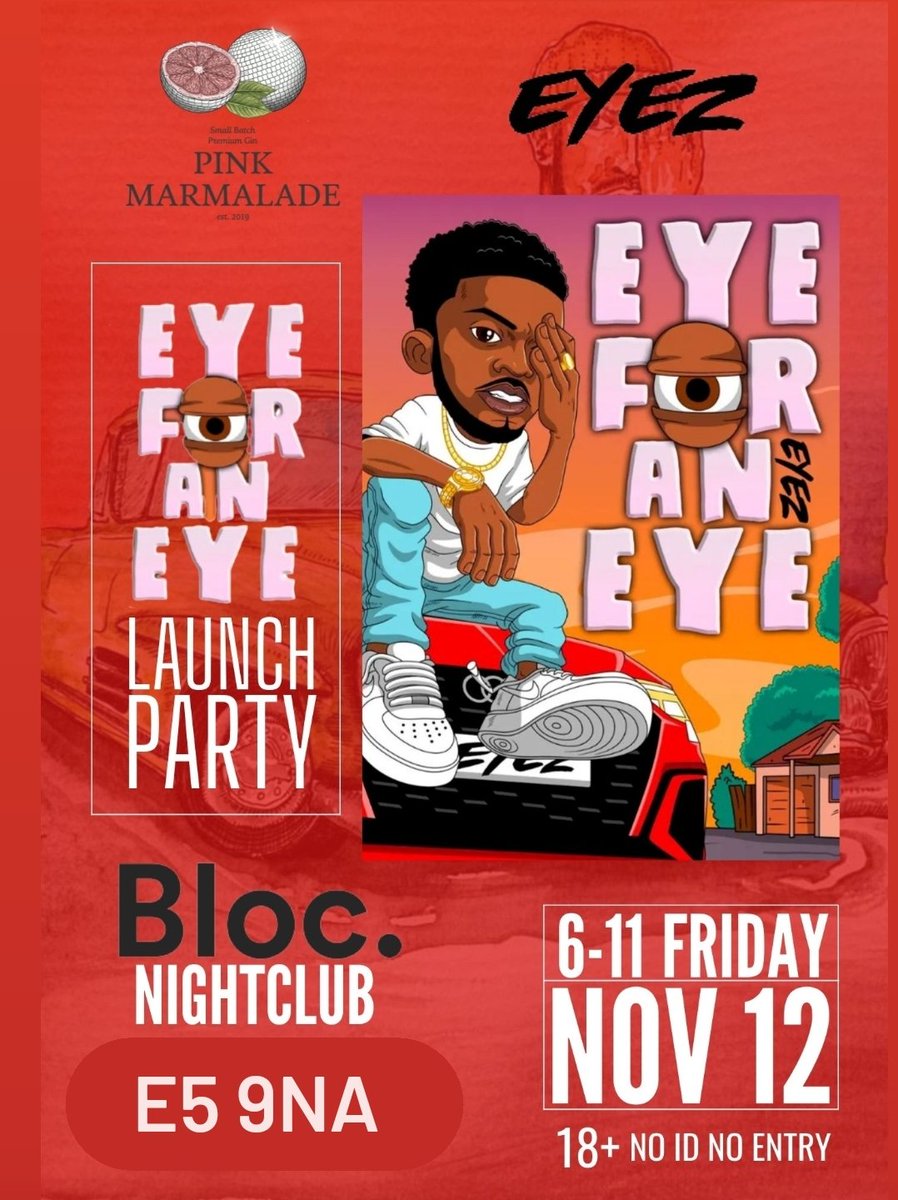 Eyez_uk's tweet photo. Launch Party Location change: E5 9NA (bigger venue) https://t.co/x4TWFJiRPu