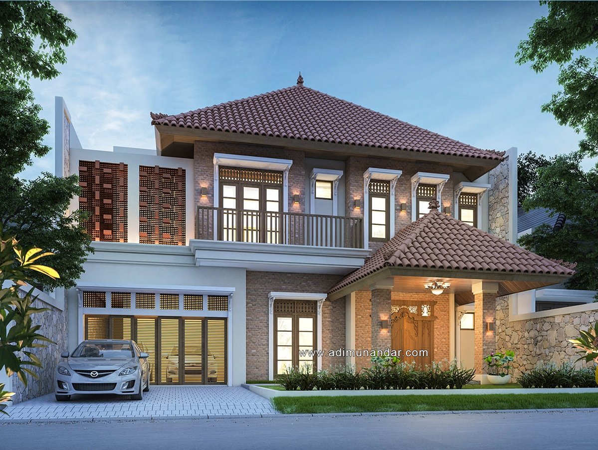 adimunandar_sby's tweet photo. Rumah Etnik di citraland sby. Detil rumah menggunakan unsur batu bata ekspos, balkon kayu, kusen kayu, pintu jendela ukiran, roster, batu alam, ornamen atap. #rumahetnik #etnik #rumahjawa #arsitektur #arsitek #rumahsultan #surabaya #roster https://t.co/BcrJ2ogrmj