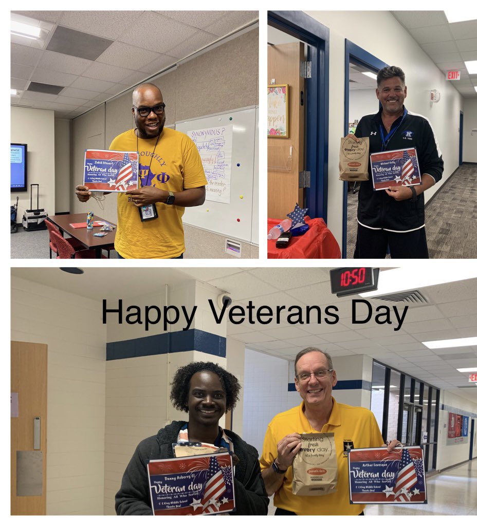 Happy Veterans Day from our KMS Panthers. Thank you for your service!