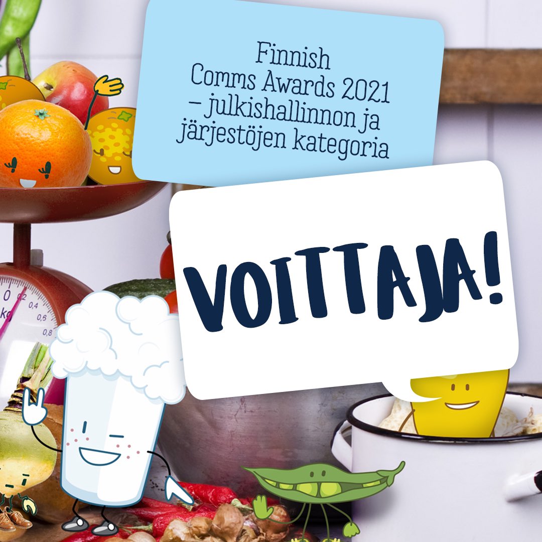RuokaTutka on vuoden viestintätyö julkishallinnon ja järjestöjen kategoriassa! 🍎✨ On upeaa saada tehdä töitä lasten ja nuorten hyväksi – ja että juuri sellainen työ parhaaksi valitaan. Kiitos #FinnishCommsAwards, <a href="/Ruokavirasto/">Ruokavirasto | Livsmedelsverket</a>, @RuukkuRy ja <a href="/UniEastFinland/">University of Eastern Finland</a>!