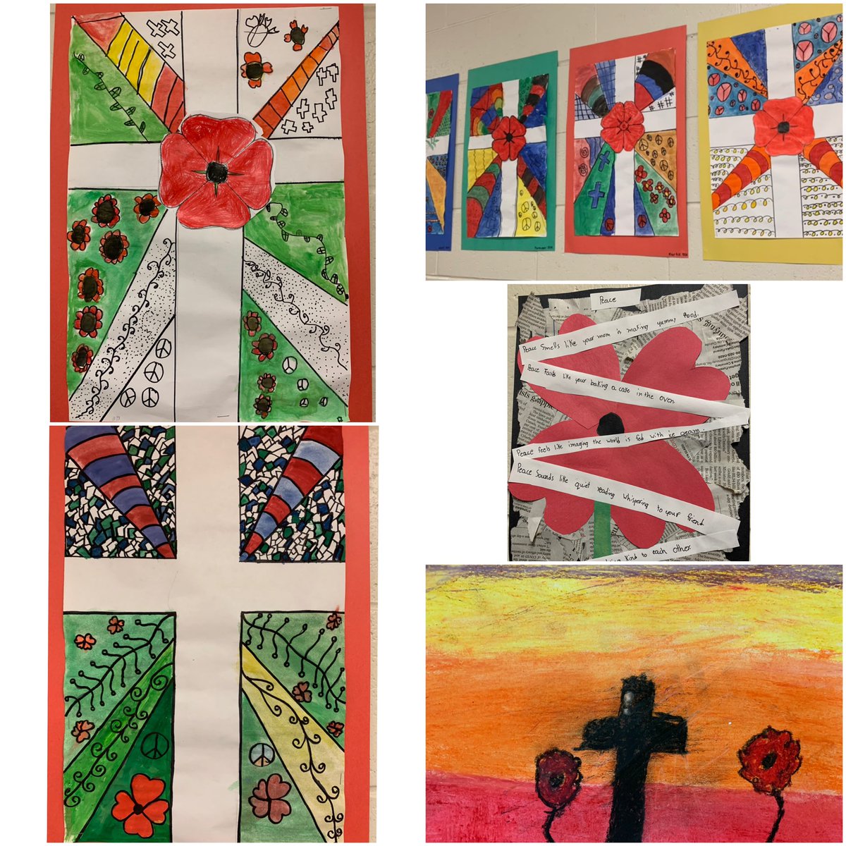More thoughtful art pieces by our students for #RemembranceDay2021 
#PeelRemembers