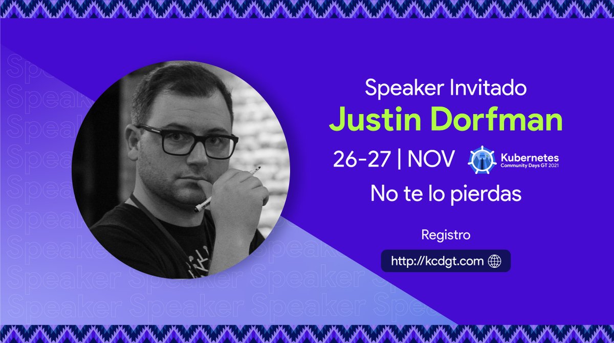 I'm really excited to announce I will be keynoting <a href="/kcdguatemala/">KCDGuatemala</a> on November 26th 🎉🎉🎉

Register for FREE: community.cncf.io/events/details… 

#Kubernetes #kcdguatemala #CNCF