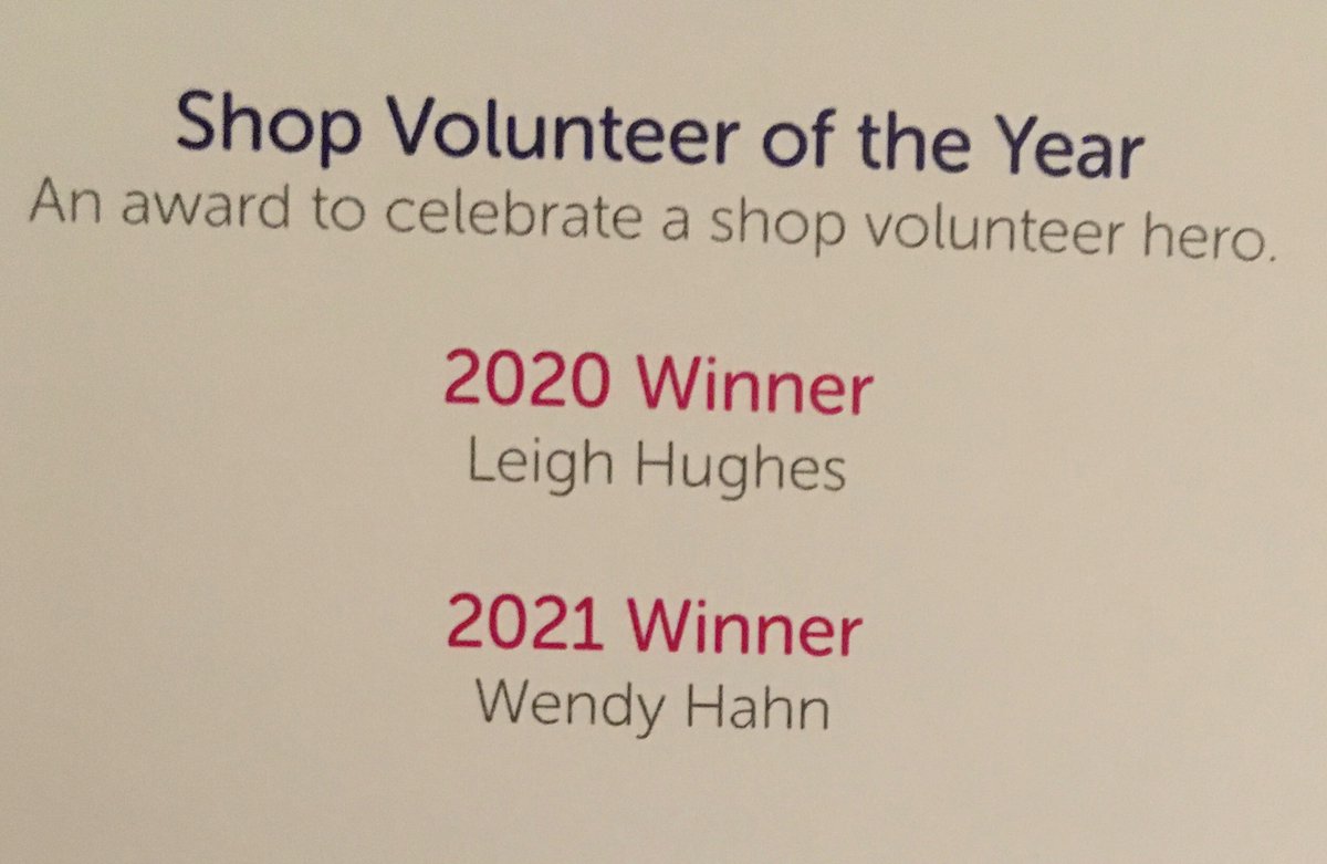 Our WINNER #volunteer of the year 2021  <a href="/wendy42083251/">wendy</a>  from @uk_cancer  ❤️ What a fabulous day ❤️ Huge well done Wendy 💪👏🏼👏🏼  So proud 🤩🤩🤩#flameofhope <a href="/CRUKShops/">Cancer Research UK Shops</a>