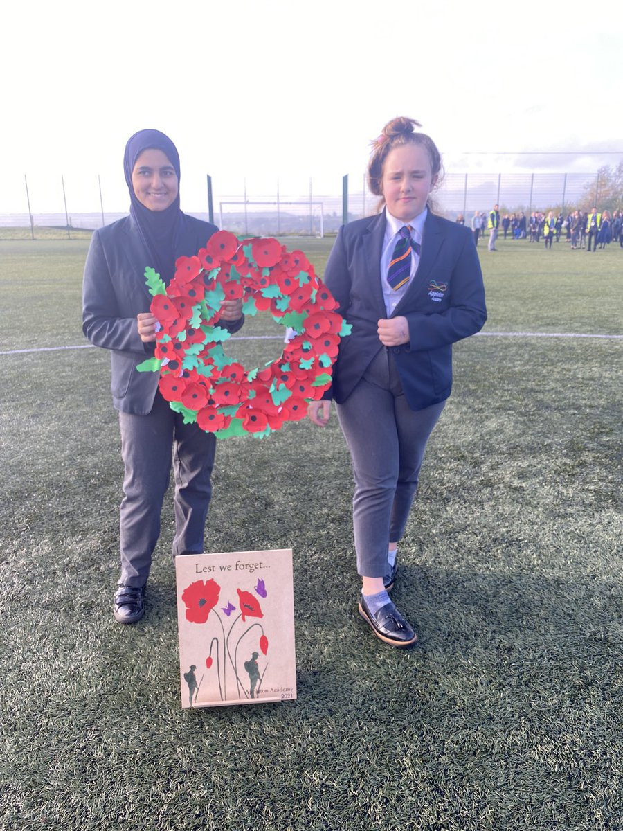 RGarli905's tweet photo. Today all students participated in a #RemembranceDay service and a two minute silence in memory of those who made the ultimate sacrifice. Students laid poppy wreaths as tribute to those who lost their lives. @AppletonAcademy @HelsMsJ 

#WeWillRememberThem https://t.co/fONuqwTDLs