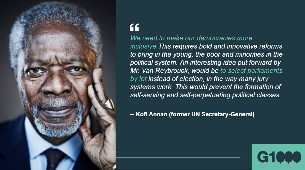 10e verjaardag G1000: van experiment naar gemeengoed
Toen een experiment in België. Nu zijn gelote burgerraden veel gebruikt instrument om goed onderbouwde voorstellen te formuleren.  
Zoals in Oost-België en in Ierland.