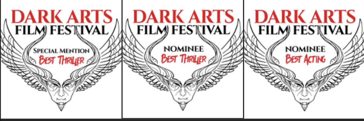 LunaDiPas's tweet photo. Thank you so much @darkartsfest to nominate KEEP MUM  for Best Performance @NadiraMurray69 and Best Thriller @reblisfilms We brought home a Special Mention for Best Thriller😍🥰Thank you so much to KEEP MUM super talented cast, crew and music artists: Great Teamwork. Stay Dark🤡 https://t.co/uc3HUEO7Eo