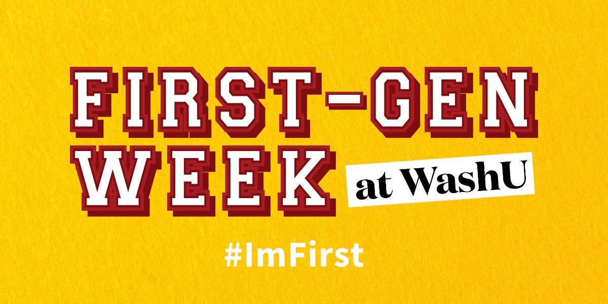 WashU's tweet image. #ImFirst  ❤️🐻💚: It’s National First-Generation College Celebration Week! Today we’ll be highlighting some trailblazing students who are a vibrant part of our WashU community and contribute to the strength of our university.