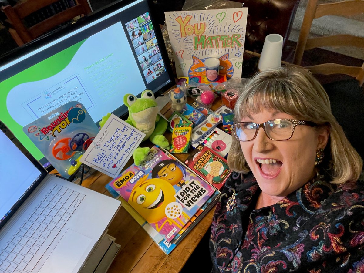 TammyDunbar's tweet photo. Great Team-Building combined with Kindness/Empathy for @edmentum 2021 Virtual Conference, led by @cheeriodicals ! #educatorfirst #thisisgoingtobeawesome #wewerebuiltforthis @EdmentumNetwork #proudtobemusd https://t.co/SfMcCoaNAc