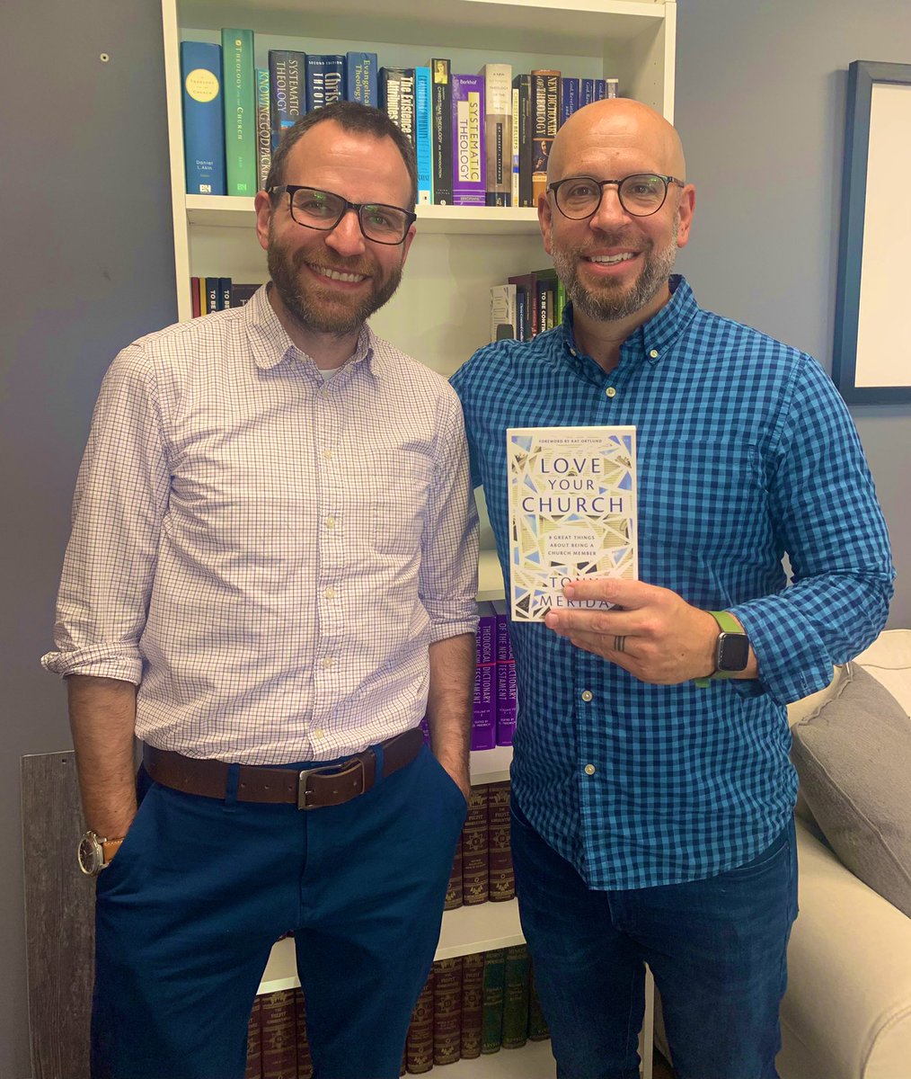 Wonderful to have my good friend <a href="/CarlLaferton/">Carl Laferton</a> with <a href="/thegoodbookuk/">The Good Book Company UK</a> in town for a visit. The last time we saw each other in person we were just brainstorming a book on the church which became Love Your Church.