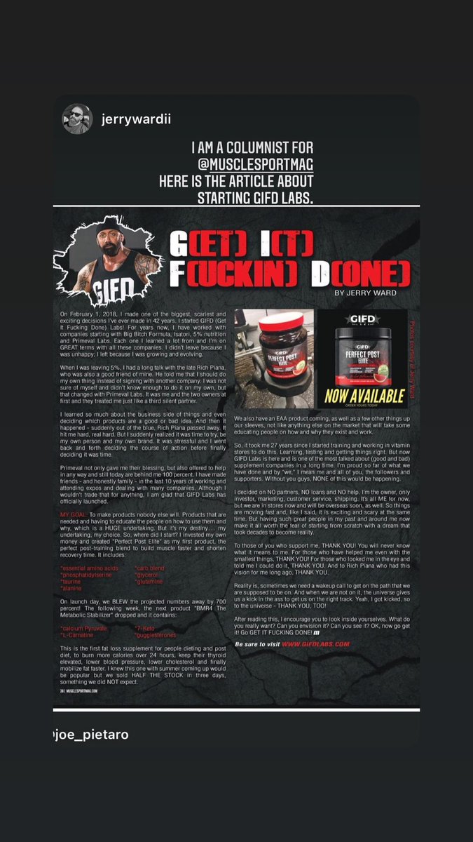 MuscleSport_LLC's tweet photo. #jerryward #gifd https://t.co/bItod0acP3
