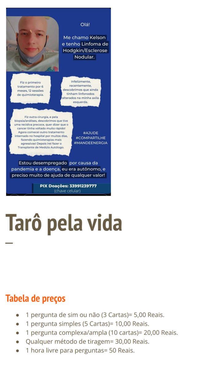 AkashaTaro's tweet photo. ATENÇÃO e RT aqui!🚨🚨🚨🚨🚨
 Gente, é o seguinte, o meu amigo está precisando de dinheiro para seu tratamento de câncer, e a única forma que eu posso ajudar é no tarô!  
Leiam com atenção, por favor! 
O dinheiro deve ser enviado direto para ele, pois não é para mim. 
-Wiins🦋 https://t.co/qGwRTrGZgf