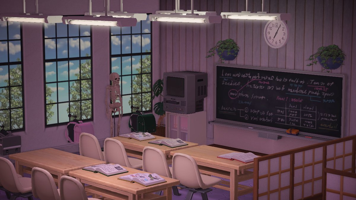 INynyIACNH's tweet photo. J'aime bcp trop mon école mdr trop mim's #ACNH #AnimalCrossing https://t.co/TgmcBXACTS