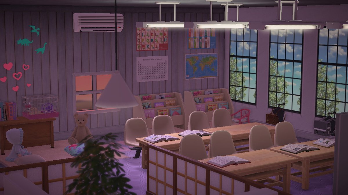 INynyIACNH's tweet photo. J'aime bcp trop mon école mdr trop mim's #ACNH #AnimalCrossing https://t.co/TgmcBXACTS