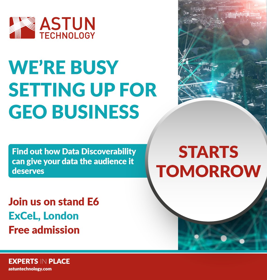 astuntech's tweet photo. What's more important... giving your #data the audience it deserves or giving your users the #metadata they need?
Join us at #GEOBusiness21 tomorrow to find out how #DataDiscoverability enables you to do both.
#gis https://t.co/jWjBCfg0a8