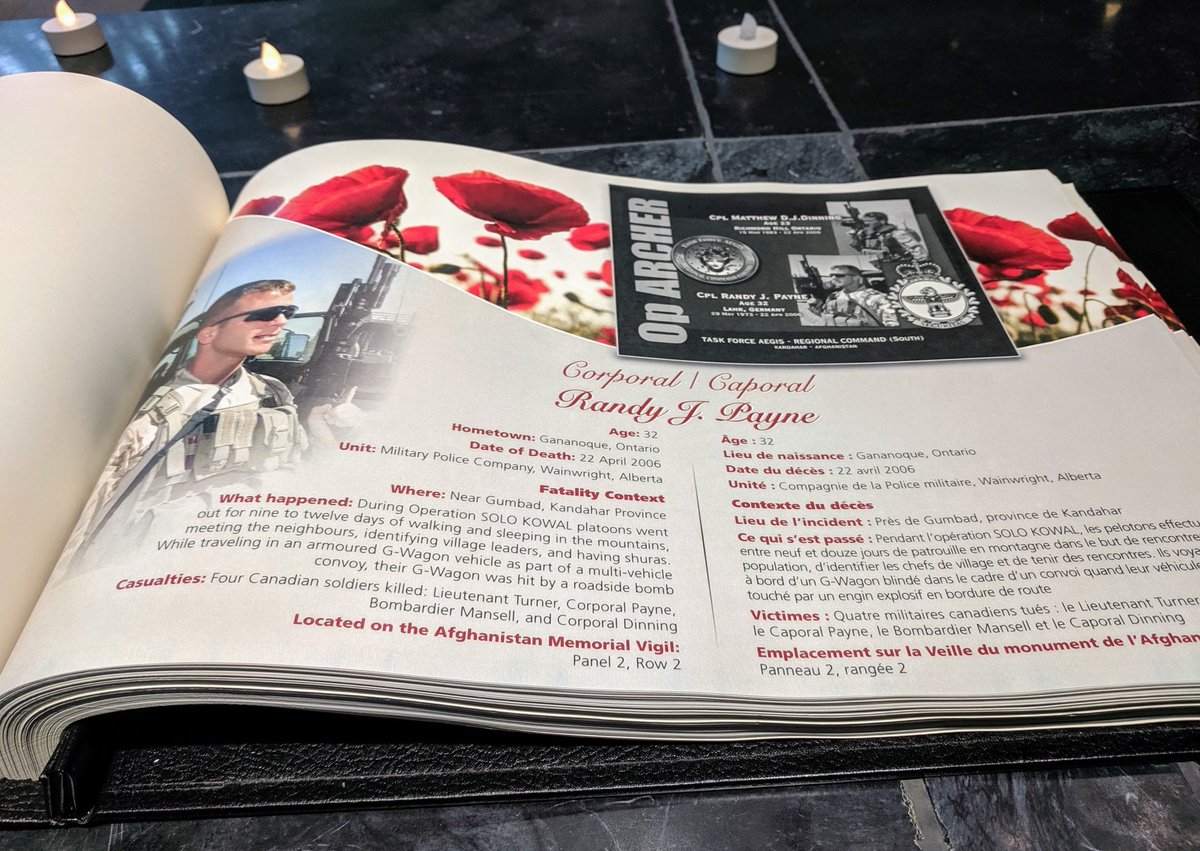 "When you go home, tell them of us and say, for their tomorrow we gave our today."
—John Maxwell Edmonds

Today is Remembrance Day in Canada where we honour the memory of all the men and women who served and sacrificed for our country.

1/3