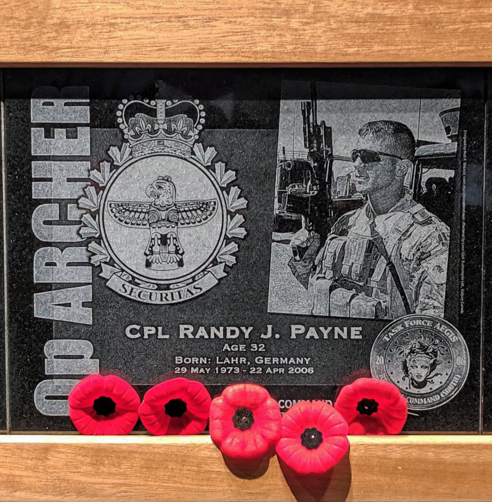 So many answered the call and lost their lives. Too many of my brothers and sisters in arms continue to fight the battles inside of them even after making it home.

I'm honouring my brother Cpl. Randy Payne who made the ultimate sacrifice in Afghanistan on 22 April 2006.

2/3