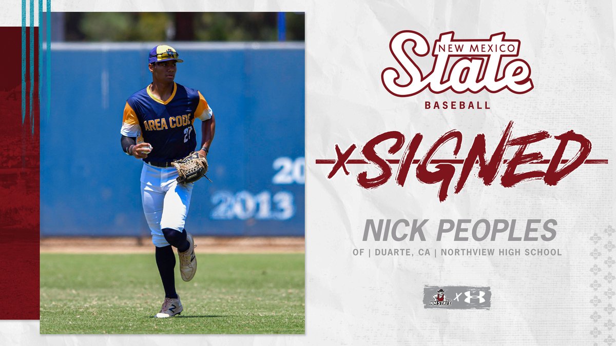 NMStateBaseball's tweet photo. Been waiting a minute for this one 😏

Welcome @nickpeopless to the fold! 

Nick is the 8⃣5⃣ th ranked player in the country and the 1⃣1⃣ th ranked player in California! 

#AggieUp | ⚾️ https://t.co/7I11hXBu23