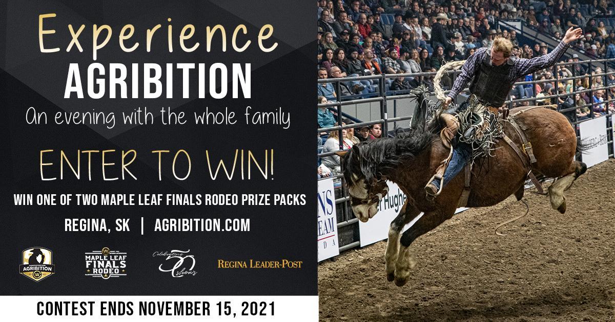 Enter for you chance to win 1 of 2 <a href="/Agribition/">Canadian Western Agribition</a> prize packs! Enter at: m.lndg.page/J1nF83