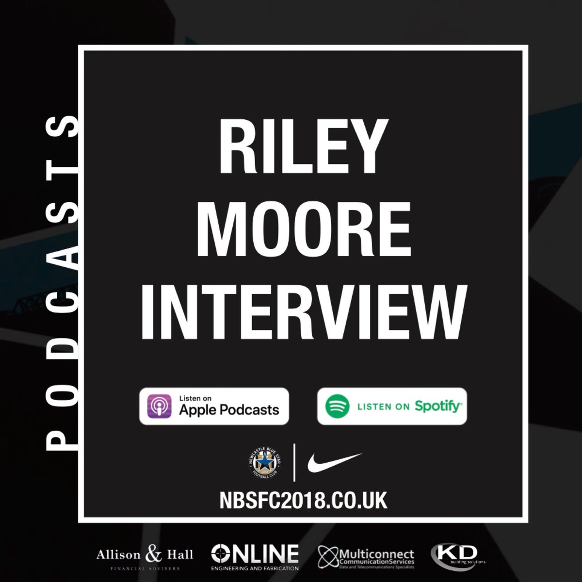 PODCASTS | Tonight <a href="/dantracey1983/">Dan Tracey</a> caught up with reserve player 🇺🇸 <a href="/Riley_Mooooore/">Riley</a>. Please listen, like and subscribe below: 

🎙 Apple Podcasts: podcasts.apple.com/gb/podcast/new…

🎙 Spotify: open.spotify.com/episode/1MfjkH…

🎙 Amazon: music.amazon.com/podcasts/be750…

#NBSFC #WestEndCommunity