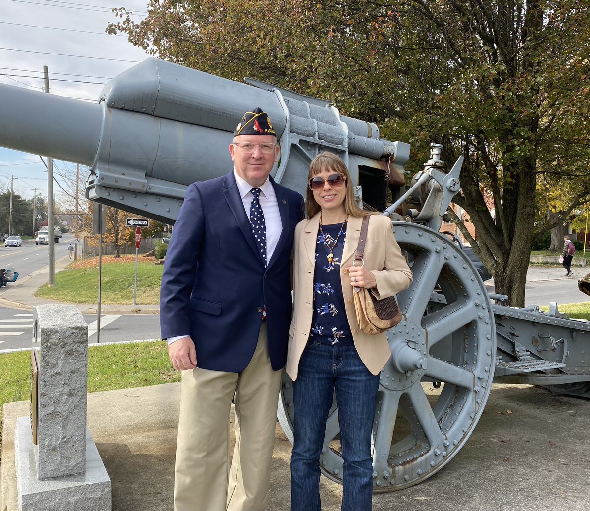 ClerkChaz's tweet photo. Thanks to all the women and men I salute as fellow veterans. 
Today my Mrs. Virginia and I attended the Veteran’s Day recognition at Memorial Hall (former Harrisonburg High School). https://t.co/SVskrS3Ll9