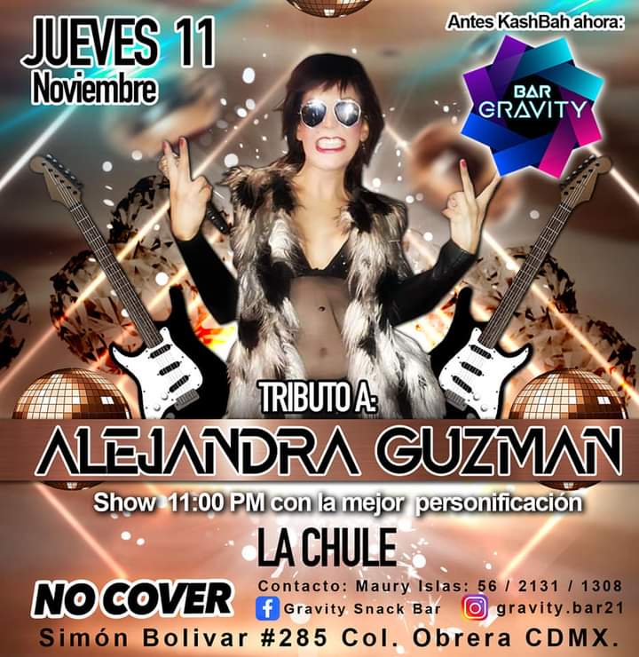 La_Diablaqueen's tweet photo. Los Jueves son de #GRAVITYBAR de conciertos. Simon Bolivar #285 Col. Obrera CDMX.Presentando flayer un shot de Bienvenida. Con un show espectacular de #AlejandraGuzman
Las mejores imitaciones solamente en #GravityBar
Te invita...
#LaDiabla https://t.co/2LyR6I7Lxx