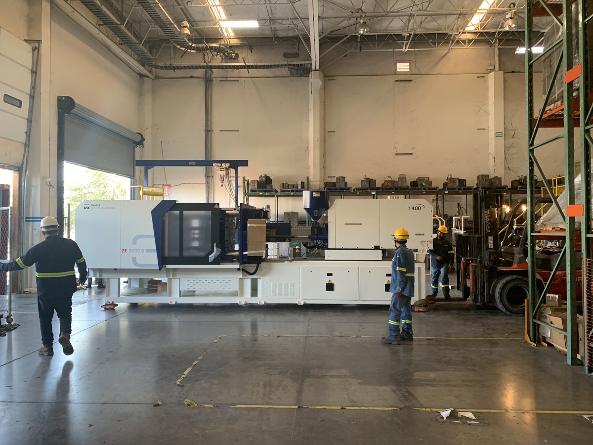 alq_plasticos's tweet photo. Llegando la generación 3 de la #ZERES #HAITIAN a #Monterrey #NuevoNuevoLeon
Máquina Híbrida Servos + Hidráulica.
Cliente Feliz!!! 300 TONS
#InjectionMolding #InyeccionDePlastico #Presicion #Design https://t.co/ilR3B3COVZ