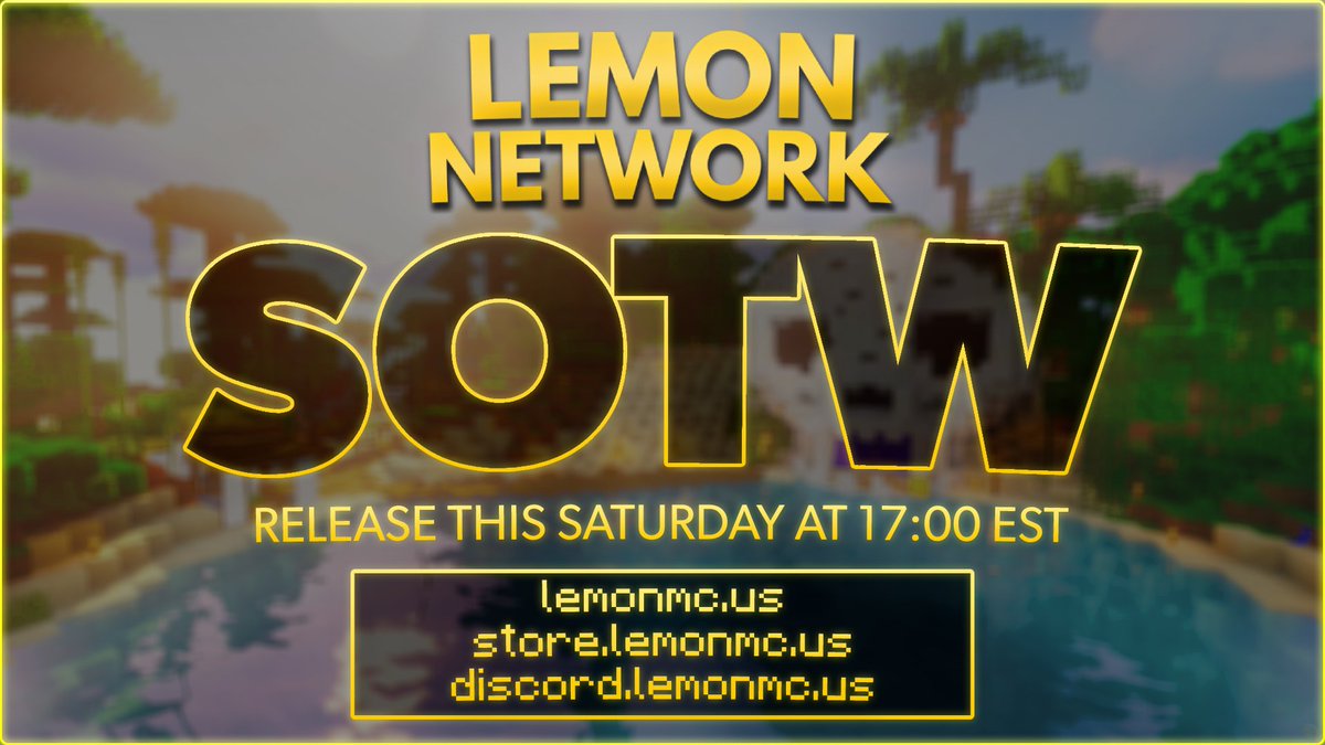 LemonNetwork_'s tweet image. SOTW Kits Toma lugar día Sábado 13/11 🎀

Los ganadores del sorteo son:
👉@SmanixR 
👉@AstralOnTop 
👉@EFavius94 

¡Felicitaciones! Reclamen sus rangos en dc.lemonmc.us 🔑
