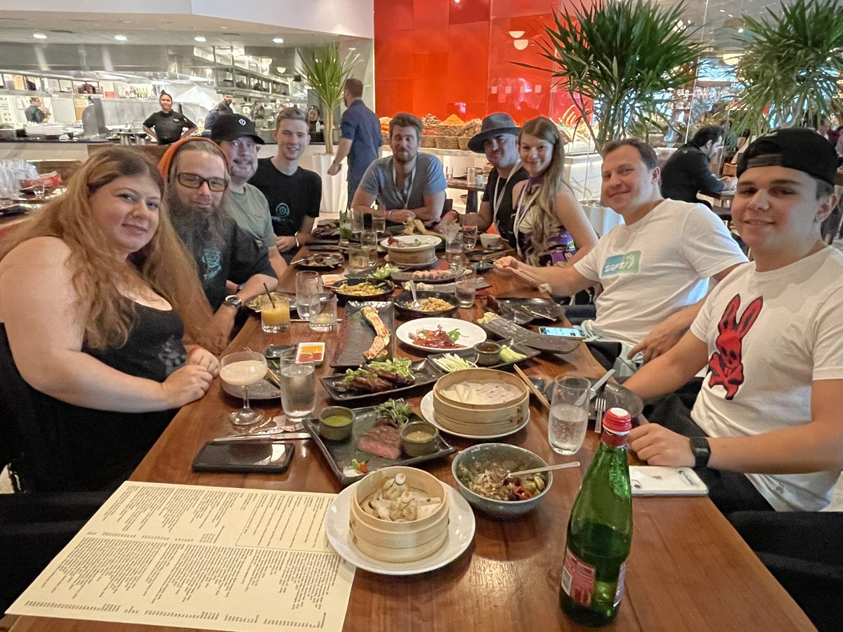 waxywacy's tweet photo. 🍣 Great food with great company @novikovmiami!

💓#Crypto bringing people together! 

🌈Happy 11:11! 🖖🏾

@sonyalloyd @maximusmaximus @aharonbernal @officialdabek @papacthulu @WyoSkyDAO 

#miamicryptoexp #miami #blockchaintech #cryptocurrency #betheLove #thefutureisNOW https://t.co/SWzzdpxig5