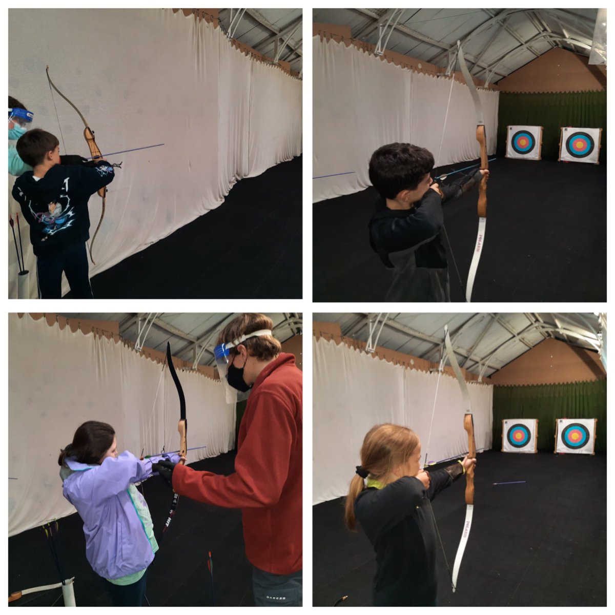HarpAcademy1's tweet photo. Dahl class archers this afternoon #fellowshipafloat #pe https://t.co/QNOWeyN7Jb