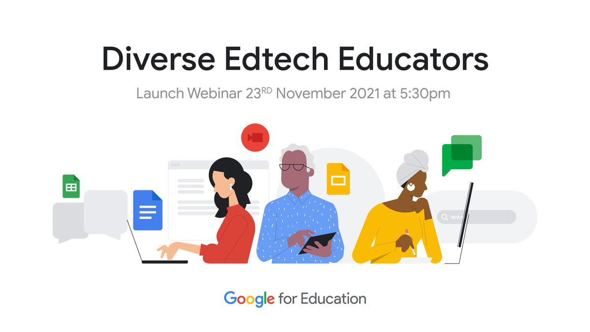 abid_patel's tweet photo. 👉 Spread the word about Google’s latest mentoring programme!

@GoogleForEdu are looking for passionate, tech-loving Black &amp; Asian educators working in the UK &amp; Ireland to become Google Certified Trainers. More info: https://t.co/ScPJPgszXK

#DiverseEd #DiverseEdTech #EduTwitter https://t.co/OVpOIZEpOn