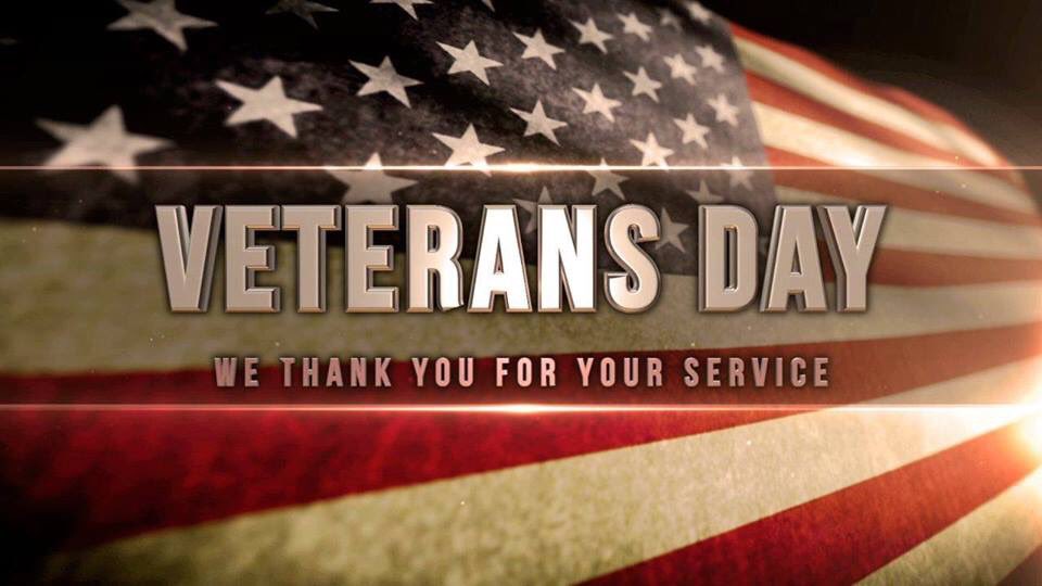 We offer our heartfelt thanks to all Veterans and active personnel for the freedom we enjoy every day.