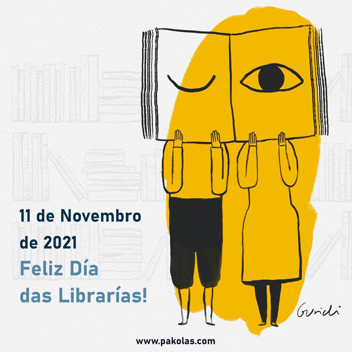 pakolascerdeira's tweet photo. Hoxe é o #díadaslibrarías, así que dende o mundo rockeiro de #Pakolas animámosvos para ir á vosa librería preferida, que estará a vosa libreira festexando o día. Preciosa ilustración de Guridi. #librocd #diadaslibrerias #diadelaslibrerias #diadelesllibreries #liburudendeneguna https://t.co/6JKe01SPJ2