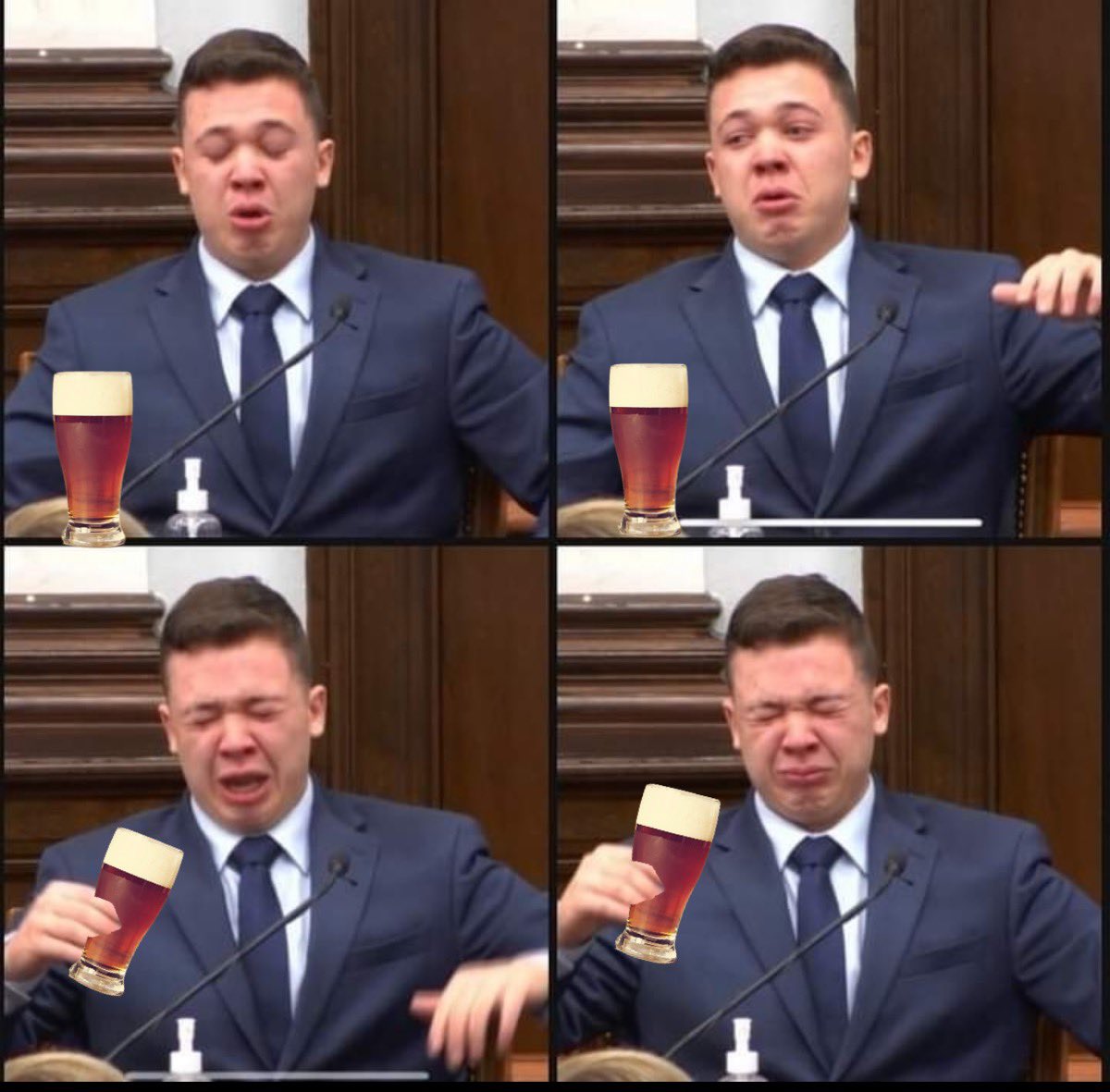 craft beer drinkers trying to convince you it tastes good