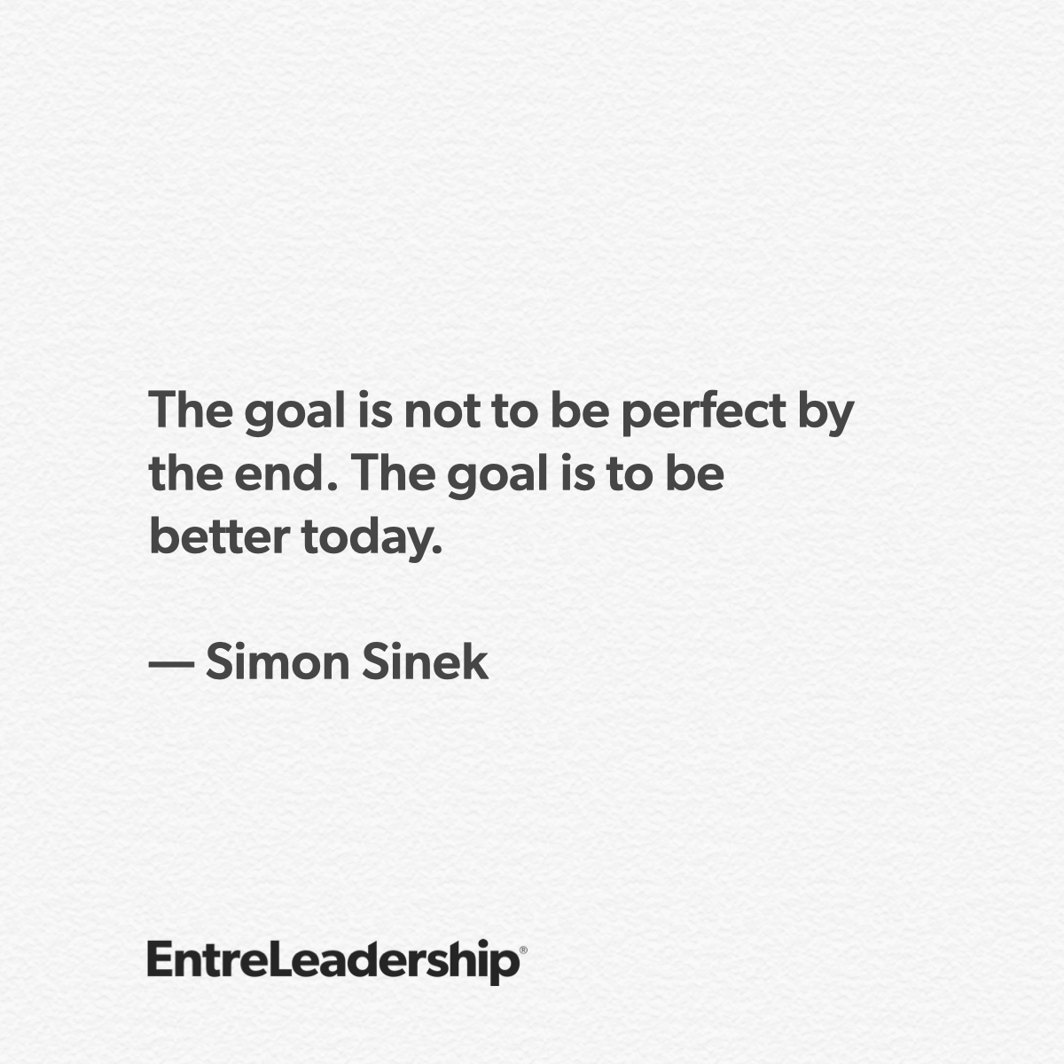 EntreLeadership's tweet photo. Stop competing with everyone else. Start focusing on the things you need to do to be better today than you were yesterday! https://t.co/TBuWLPq2MD