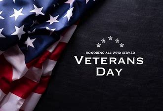 Happy Veterans Day to our soldiers, both past and present. We owe you our thanks, but more than that, we owe you our freedom