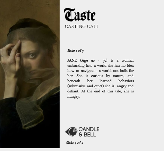 CandleAndBell's tweet photo. ***CASTING CALL PAID ROLES***
We are casting for our new short film TASTE. The roles will be paid and filming will take place in the North East of England. 
Auditions will be held the week of the 13th December and the shoot will be in February 2022. https://t.co/DAJ5twrQmU