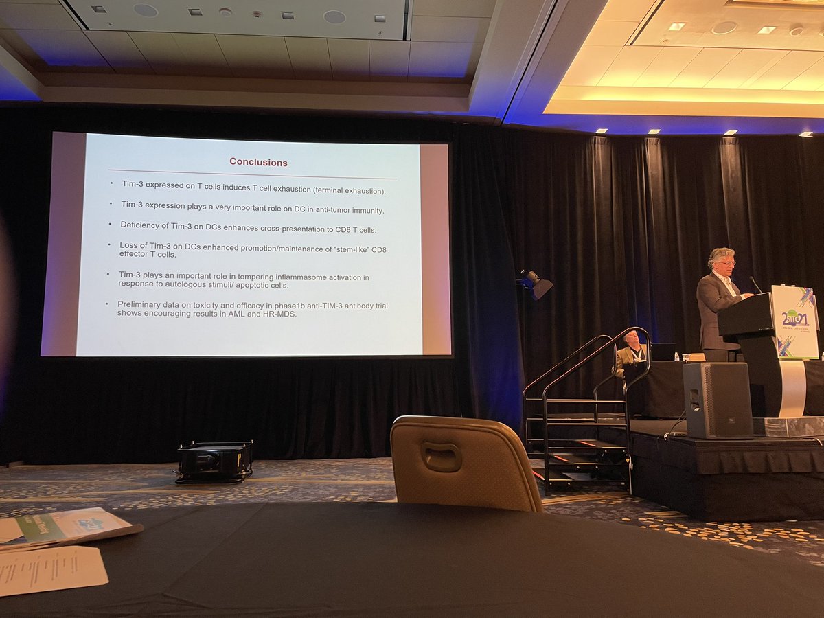 Vijay Kuchroo discussed the latest in TIM3 targeting at the Immune Resistance Symposium. Great talk <a href="/sitcancer/">Society for Immunotherapy of Cancer</a> <a href="/DanaFarber/">Dana-Farber</a> #SITC21 #sitc #SITC #sitc2021