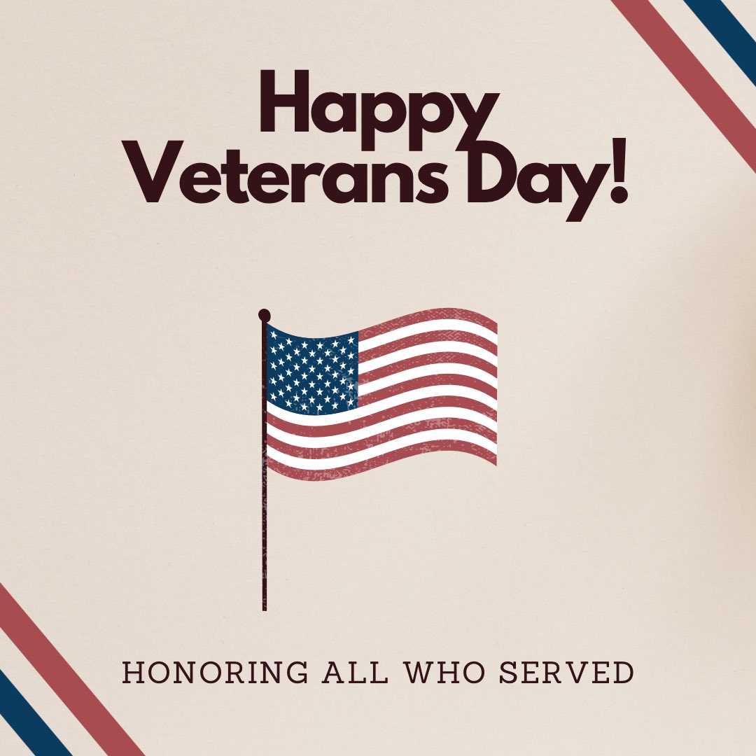 stucharlson's tweet photo. ConsultStu honors all those who serve- today and every day. Thank you for your service! 🇺🇸 https://t.co/lv8vNIVOmF