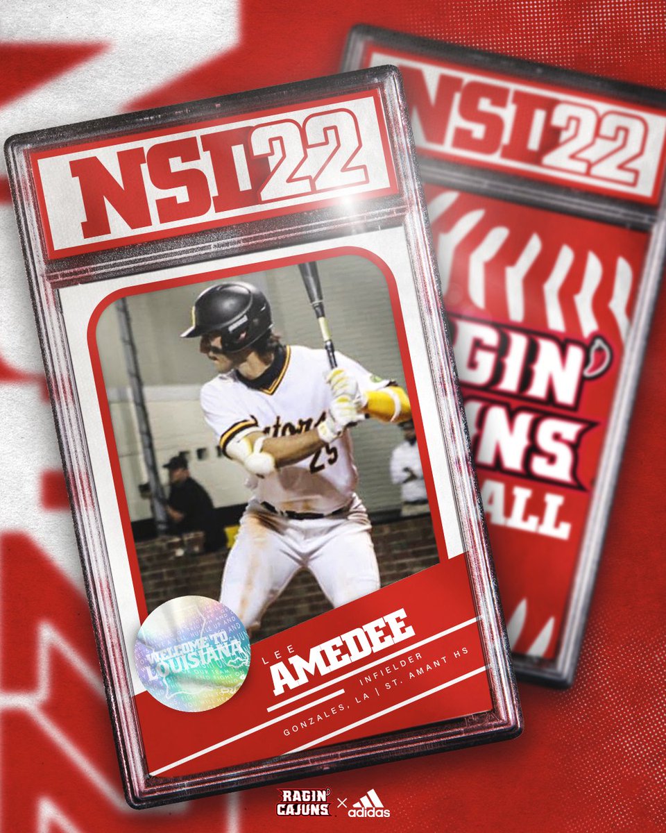 RaginCajunsBSB's tweet photo. ⚾️ Lee Amedee - IF
Gonzales, La. | St. Amant HS

"Lee is regarded as one of the best left-handed hitters in our state in the 2022 class. He has the ability to hit for power and average at our level. When you think of a run producer, Lee fits the bill.”

#GeauxCajuns ⚜️
#NSD22 https://t.co/EXCiBQDLfJ