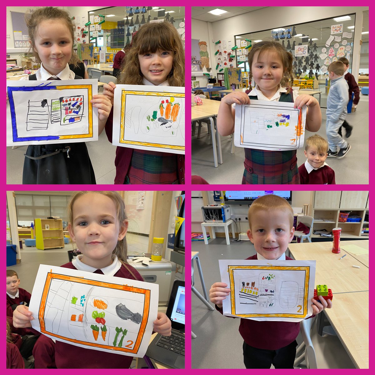 P1/2 have really enjoyed learning about #GlobalGoals, especially goal 2 “Zero Hunger”. We designed posters to show this. <a href="/TheGlobalGoals/">The Global Goals</a>