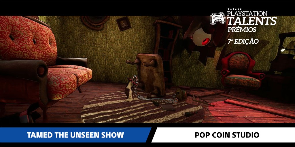 PlayStationPT's tweet photo. Tamed The Unseen Show (Pop Coin Studio) é um jogo de stealth onde controlas um pequeno palhaço com um chocalho em vez de cabeça e terás de resolver puzzles para descobrir o que se passa por trás de um espetáculo que aparenta ser um circo normal. https://t.co/eT2hHqhGkI