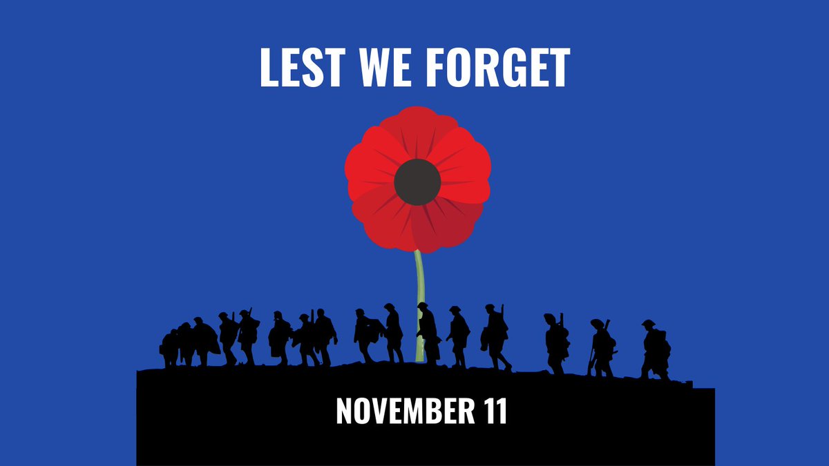 Today at the eleventh hour of the eleventh day of the eleventh month, we remember in honour of all who have fallen.

#remembranceday #momentofsilence