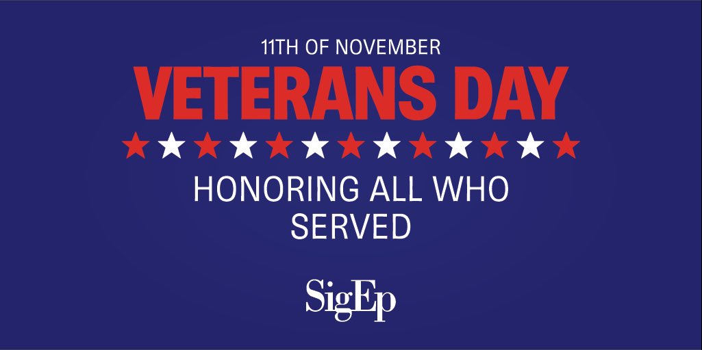 ISU_SigEp's tweet photo. Thank you veterans for all you’ve done for our country! https://t.co/qc77ISOlEA