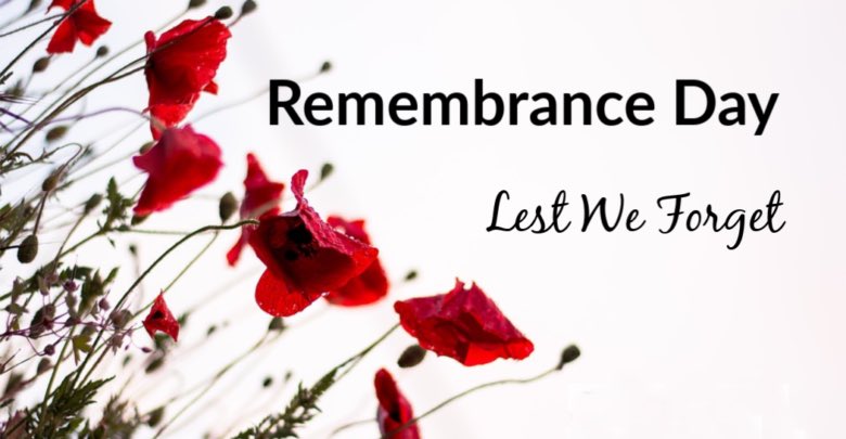Be sure to take time today to be thankful for our freedom, lest we forget….