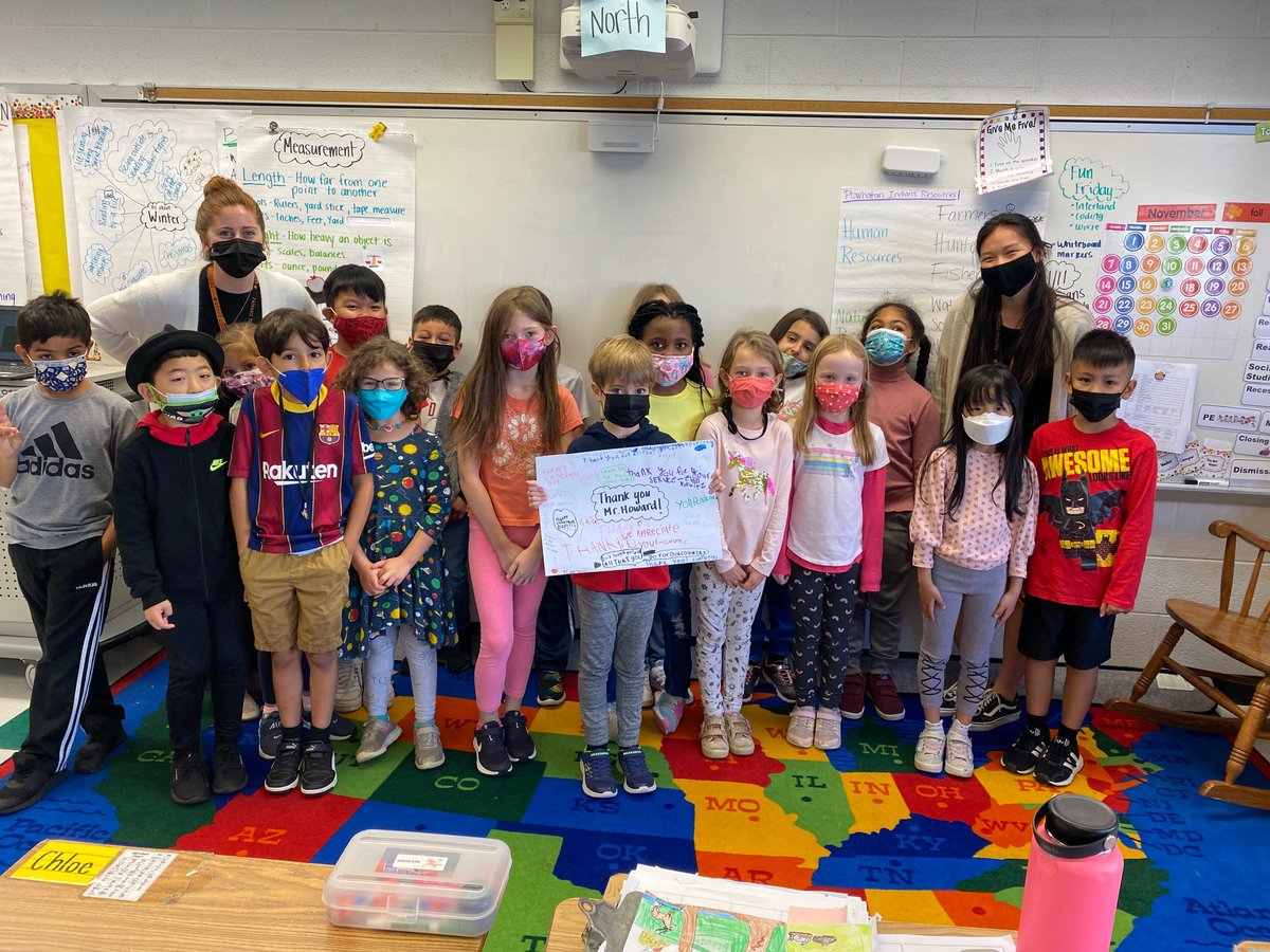 FairhillES's tweet photo. Fairhill students spent time this week reading stories, watching interviews, viewing photos, and discussing the jobs, roles, and contributions of our Veterans. Today, we say a special THANK YOU! https://t.co/IIVFp1JgUH
