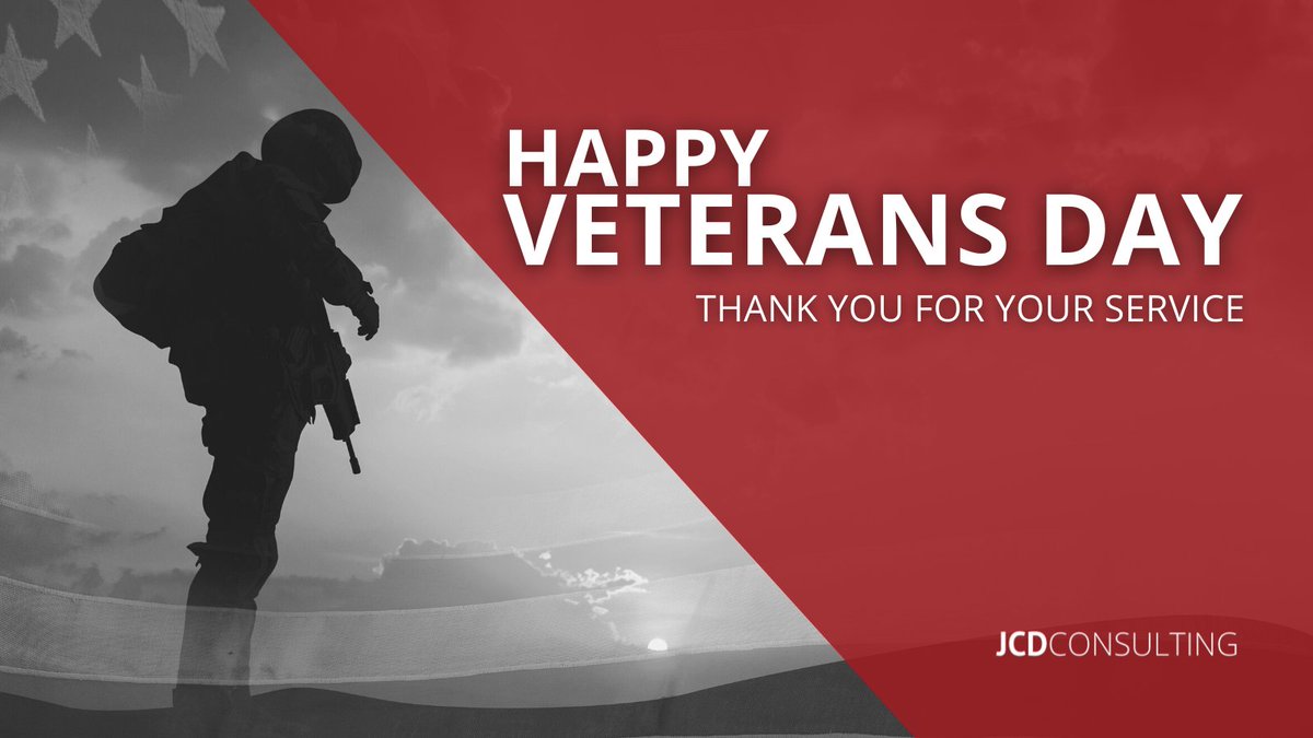 jcd_consulting's tweet photo. Happy Veterans Day. Honoring the men and women who serve our country. https://t.co/2iNGp2y97J