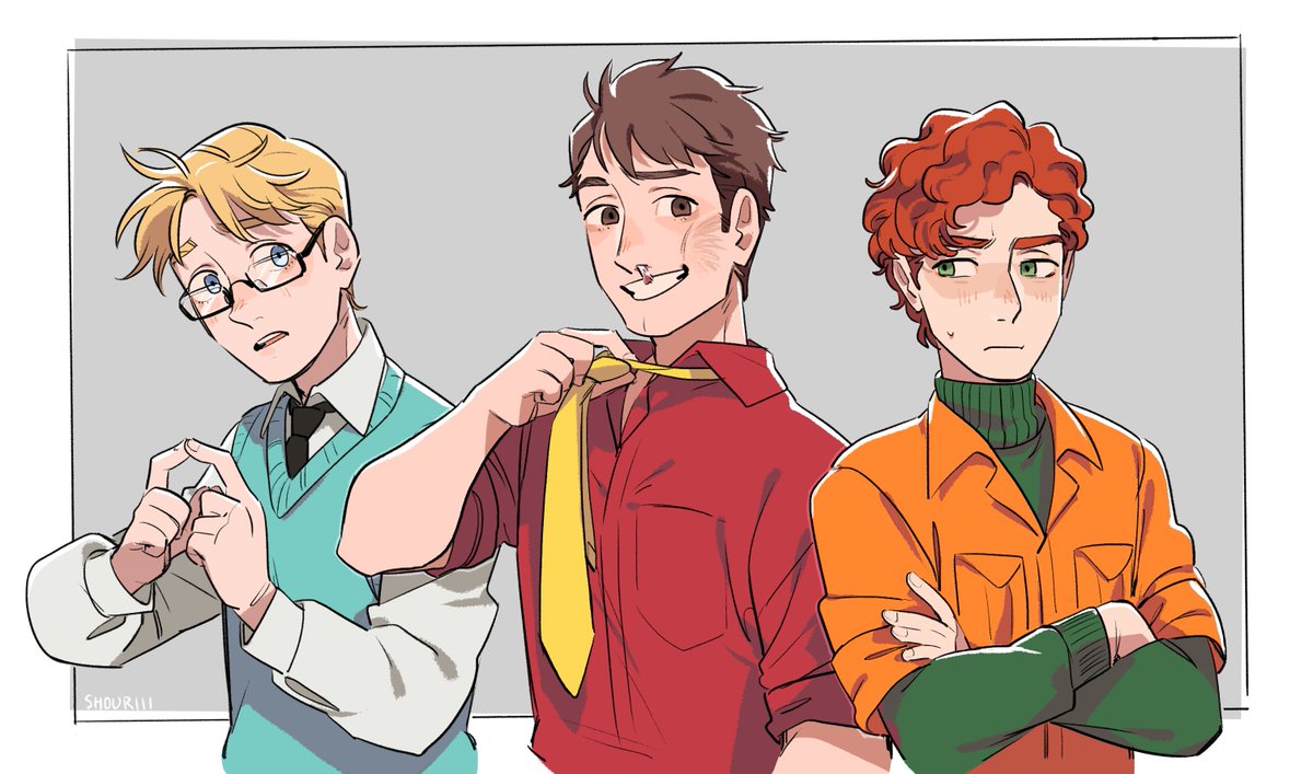 shouriii's tweet photo. basu wanted me to draw the future kyman from the fancomic and I did have quite a lot of fun https://t.co/OOH1zOqGRT