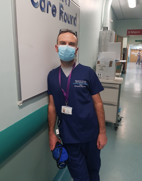 NorthMcrGH_NHS's tweet photo. I'm Tim, an ACP in ED. A paramedic by background, I qualified in 2012 and started in ED @NorthMcrGH_NHS in 2014. My special interests are Teaching at MMU MSC ACP, sedation and anaesthetics.  I'm also a 2nd year student on Msc in Emergency medicine. #ACPWeek21 https://t.co/yMZI0vzKSk