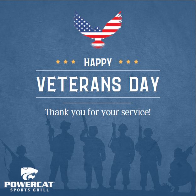 Today we honor those who have served for our country! Come down and enjoy this day with us. 🤗 #veteransday